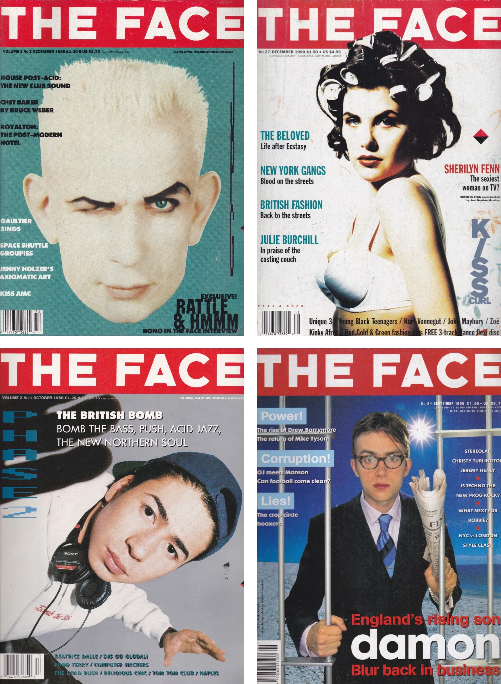 Cover stars of the Face magazine