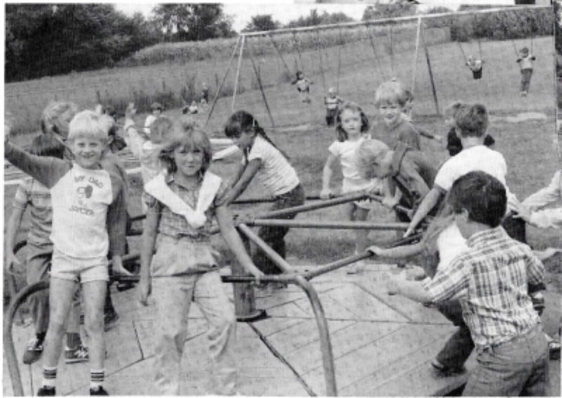 Jefferson Elementary School playground ca. 1984