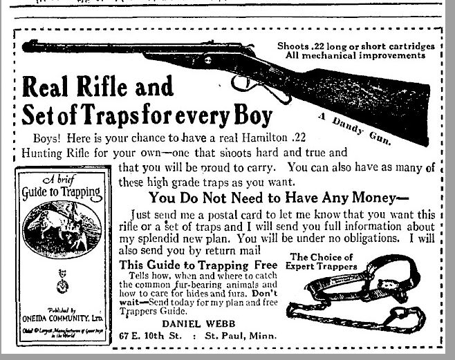Real Rifle and Set of Traps for every Boy